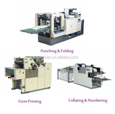 China Bank Bill NCR Commercial Business Form 4 in 1 Printing Machine Bank Bill NCR Commercial Business Form 4 in 1 Printing Machine for sale