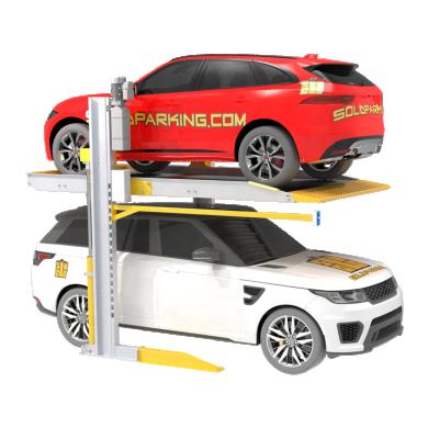 China 2020 New Design CE Certified 2 Post Hydraulic Single Cylinder Car Parking Lift 2700kg for sale