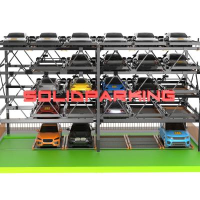 China Vertical Automatic Parking Lift Puzzle Parking System 2000-2200KG for sale