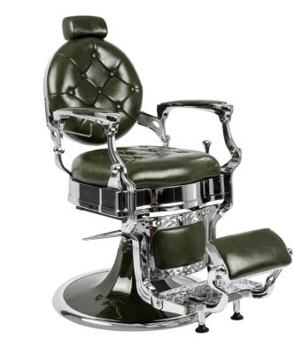 China Modern Victorian barber chair with chrome frame; Genuine sala de espera beauty salon chair; Best Selling Hair Salon Furniture for sale