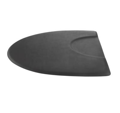 China Traditional wholesale leather barber shop PVC semicircle mat hairdressing special hairdressing accessories for sale