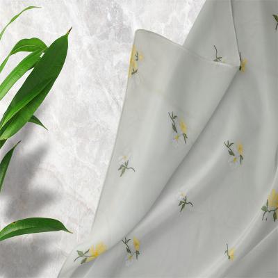 China Sheer Elastic Single Face High Elastic Polyester Crepe Chiffon Chiffon Soft Breathable Fabric For Women Dressing for sale