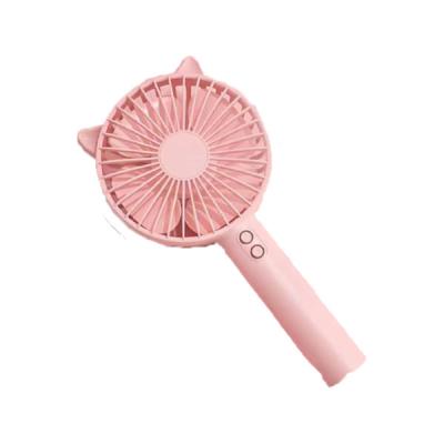 China New And Convenient Cartoon Design Mini Fan Cute Handheld Multi Scene Use Low Noise And Adjustable USB Charging Mini Fans for sale