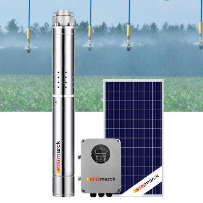 China Agriculture/home shallow good solar water pump 2 inch rotor 36m helical head solar submersible pump 24 hours solar water pumps for sale