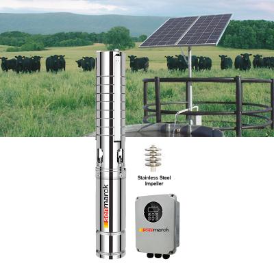 China Agriculture / Livestock OEM Italian High Pressure Water Pump Home Solar Drinking Water Pumps 4 Inch System Submersible Water Pump for sale