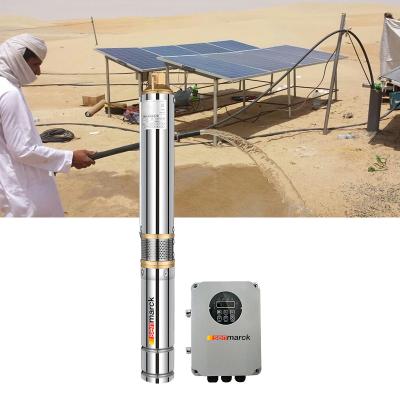 China Agriculture / Home 4 Inch Desert Borehole Pump 112m Single Phase Solar Head Centrifugal Pumps For Overwater Solar Water Pumps for sale