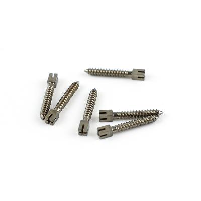 China dental drill & Accessories Factory Price Disposable Titanium Gold Plated Stainless Steel Orthodontic Dental Screw Post for sale