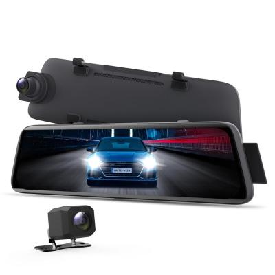 China Dual cam FHD 1080P 9.35 inch touch screen carblackbox car camera for reversing DVR-AV5 for sale