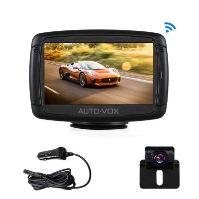 China Wireless Car Digital Backup Camera Wireless Car TELEC Reverse Monitor With License Plate Backup Camera for sale