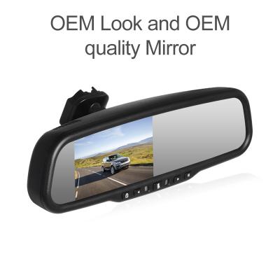 China Rearview Mirror 4.3 Inch Bracket 1080p Camera OEM Special Car DVR Mirror for sale