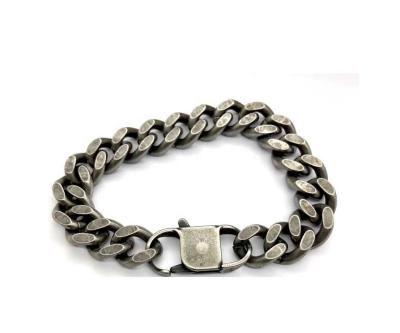 China Current Clearance $2 FASHIONABLE! 316L Stainless High Quality Polishing Cuban Link Bracelet Bangle Mens for sale