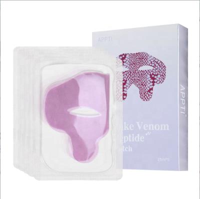 China Anti-Wrinkle Eye Mask Moisturizing Snake Venom Peptide Anti Aging Face Patch 5PCS/Box for sale