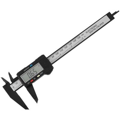 China Vernier Caliper 0-150mm Plastic Carbon Fiber LCD Digital 6 Inch Measuring Tool Electronic Ruler/T-0002 for sale