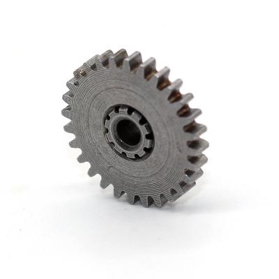 China Construction material shops OEM ODM high precision metal pinion spur gear double for gearbox for sale