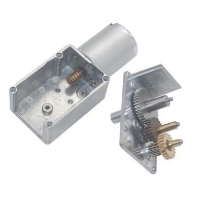 China M8*33MM High Torque 12v DC Electric Motor Self Lock 24V Motor Worm Gear Dripproof Reduction Motor for sale