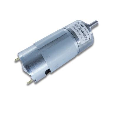 China JGB37-555 37mm Totally Enclosed High Torque 12V 555 PMDC Reducton Gear Motor 6v 37mm Electric Motors Low Speed ​​Minimotors for sale