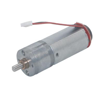 China 20mm Diameter Drip Proof Gearbox 24rpm - 480RPM Large Torque Geared Motor Low Voltage Brush Cog Micro DC Gear Motor With Encoder for sale