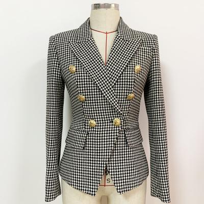 China Ladies Anti Shrink Office Turn Down Collar Womens Suit Jackets for sale