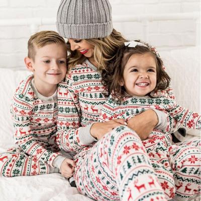 China Wholesale QUICK DRY Christmas Pajamas Family Matching Two Piece Christmas Pajamas Set for sale