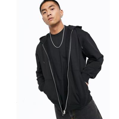 China Custom Mens Streetwear Anti Shrink Hoodie Full Zipper Standard Hoodie for sale