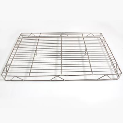 China Sustainable High Temperature Resistance Stainless Steel Welded Wire Mesh Tray for sale