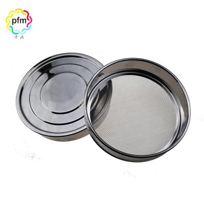 China Viable Manufacturer Wholesale Woven Stainless Steel 304 316 Wire Mesh Filter Strainer Used In Kitchen And Laboratory Customized Hole for sale