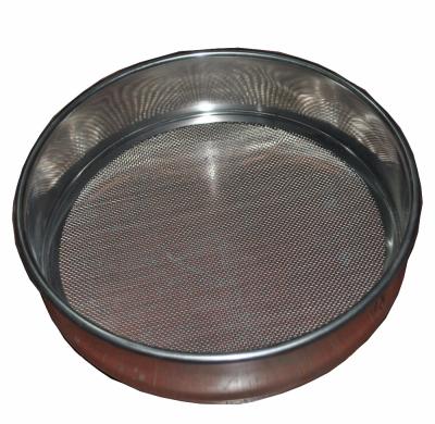 China Plain Weave 15 75 250 600 Micron Mesh Stainless Steel Standard Laboratory Test Sieve, Soil Stone Sieve for sale