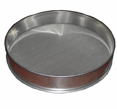 China Plain Weave 20 Micron Sieve Stainless Steel Lab Perforated Metal Mesh Test Sieve for sale