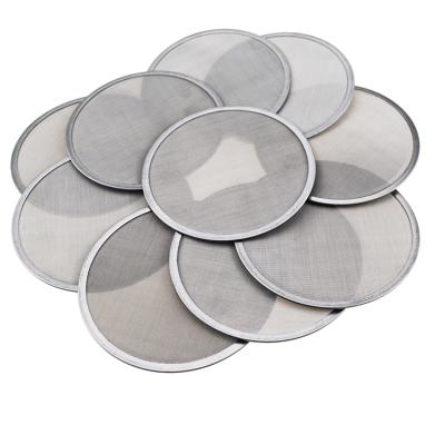 China 1 - 635 Sorts Filtration Industry Custom Mesh High Precision Stainless Steel Wire Mesh Round Filter Screen Disc for sale