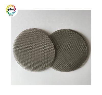 China Industry Filter Screen 1 - 635 Mesh 304 Stainless Steel Wire Mesh Filter Screen Disc for sale