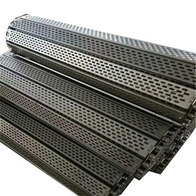 China Oil Heavy Duty Wire Mesh Chain Link Plate Conveyor Belt Used For Box Conveyor for sale