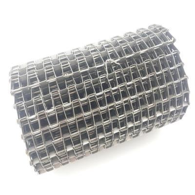 China Easily Assembled Flat Stainless Steel Chain Wire Mesh Conveyor Belt for sale