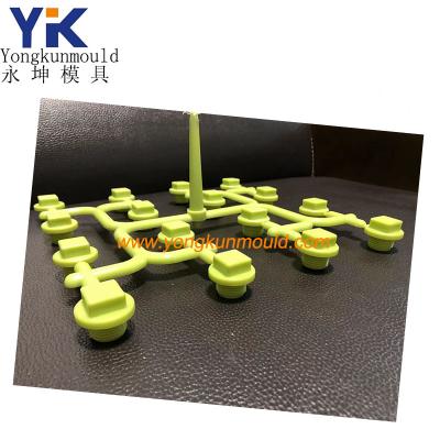 China PVC 16 Cavities Steel Socket Pipe Fitting Male Thread Mold for sale