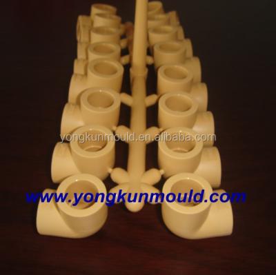 China Maufacturing steel ppr pipe fitting mould, ppr fittings, fittings mold for sale