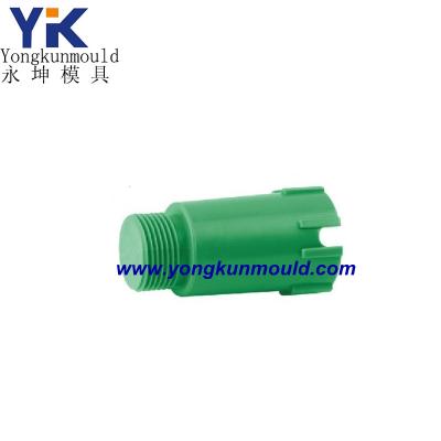 China Injection PPR Pipe Socket Steel Male Thread Plastic Mold for sale