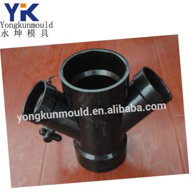 China Steel Plastic Cross Reducer ABS Fit Mold for sale