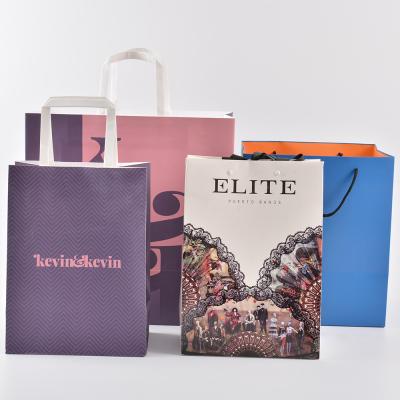 China Custom Logo Recycled Materials Unique Cheap Prices Personalized Kraft Paper Bags for sale