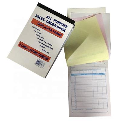 China Two-part / 3-part Mailing Bill Packing Customs Receipt Book Ncr Paper Printing Carbonless for sale