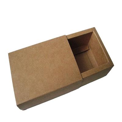 China Custom Biodegradable Cardboard Slide Drawer Gift Packaging Box Sliding Consumer Electronics Gift Drawer Package Box for sale