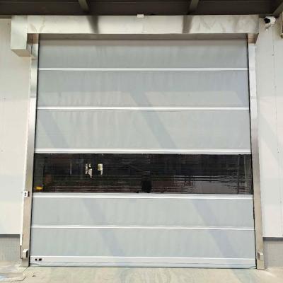 China Windproof Automatic Industrial Curtain PVC High Speed ​​Door for sale