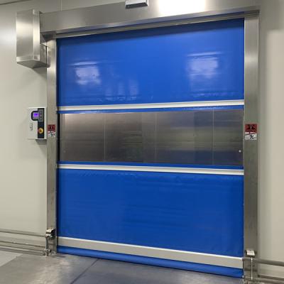 China Modern Industrial Automatic Security High Speed ​​Doors For Workshop PVC Rolling Door for sale