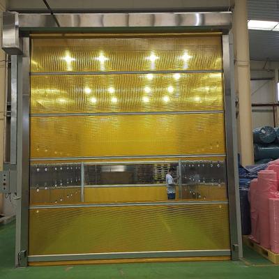 China High Quality Speed ​​Doors High Rolling Fabrics Space Utilization Roll Windproof Shutter Up PVC High Speed ​​Door for sale