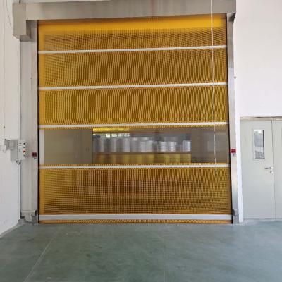 China China Windproof Automatic Industry Plastic High Speed ​​Door / Rolling PVC Shutter Door for sale