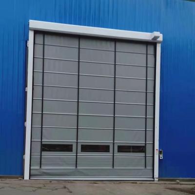 China Fully Automatic Industrial PVC Gate Windproof Gate Roll Fast Rising High Speed ​​Motor for sale