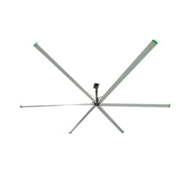 China Commercial gym hvls brushless roof fan with with six blades for sale