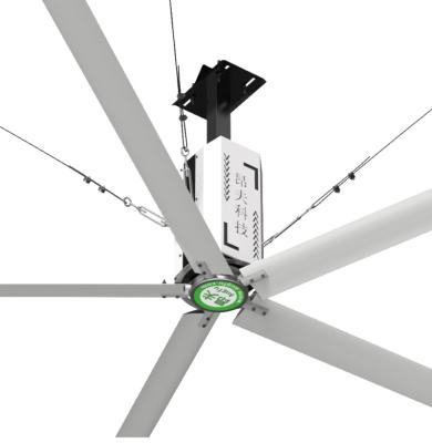 China Large Hvls Worshop Fan Factory Large Space Energy Saving Cooling Industrial Ceiling Fan for sale