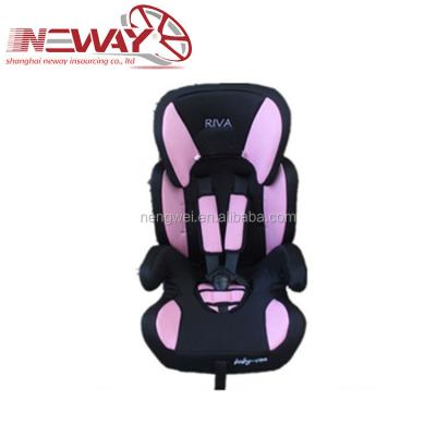 China Convenient Polyester+sponge baby car seat with cheap price suitable for 9months to 5 years old children for sale