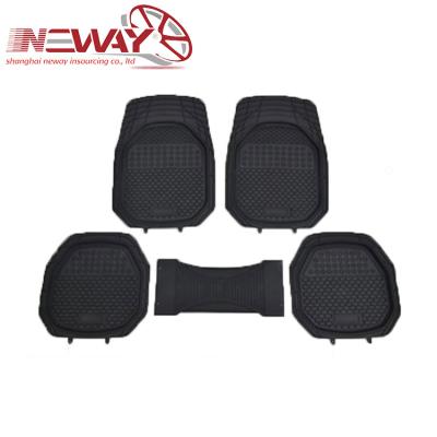 China NW-CM-03 Universal Car Rubber Floor Mats Non Skid Rubber Full Set Rubber Car Floor Mat for sale