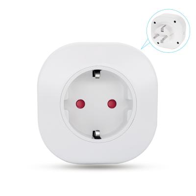 China WIFI EU Plug Socket Tuya Smart Home Automation Electrical Wifi Controlled Socket for sale