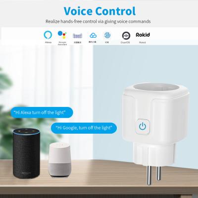 Chine PC résistant au feu WIFI Smart Socket avec contrôle vocal Tuya Software à vendre